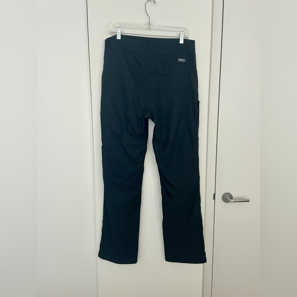 Eddie Bauer Men's Fleece Lined Water Resistant Black Pants 32 x 32 - Picture 2 of 16